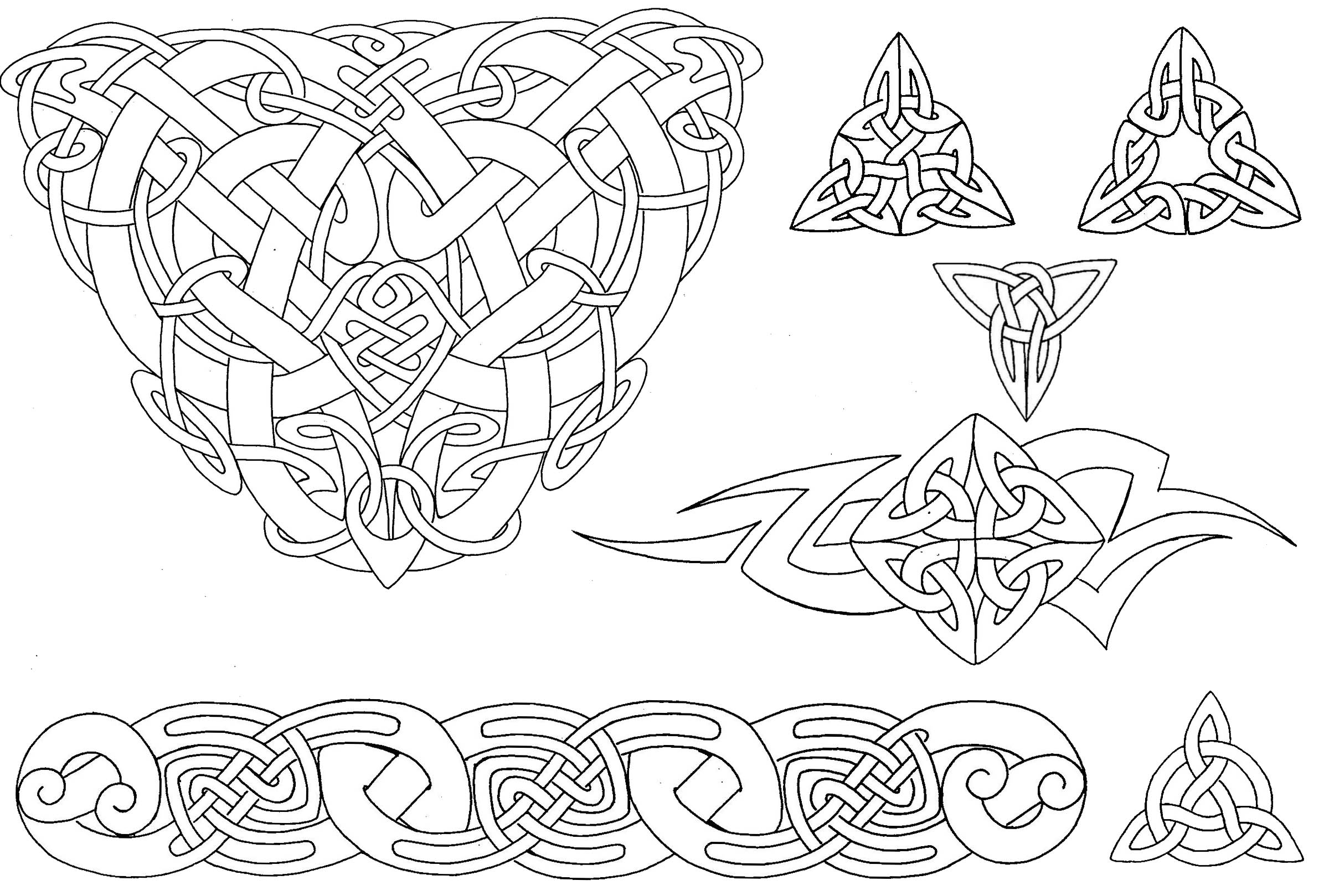 Celtic Tattoo Designs Sheet 172 Copy